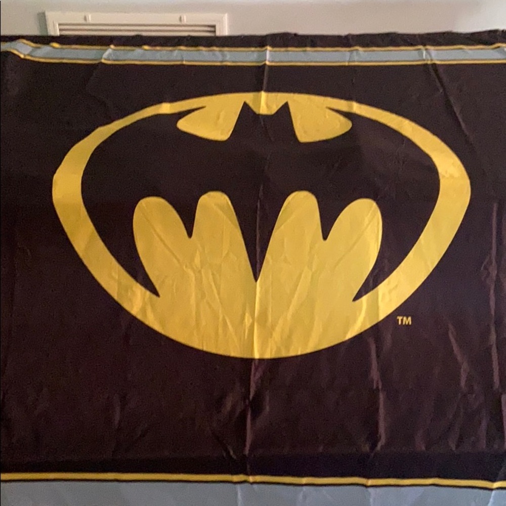 Batman Shower Curtain and Bath Rug